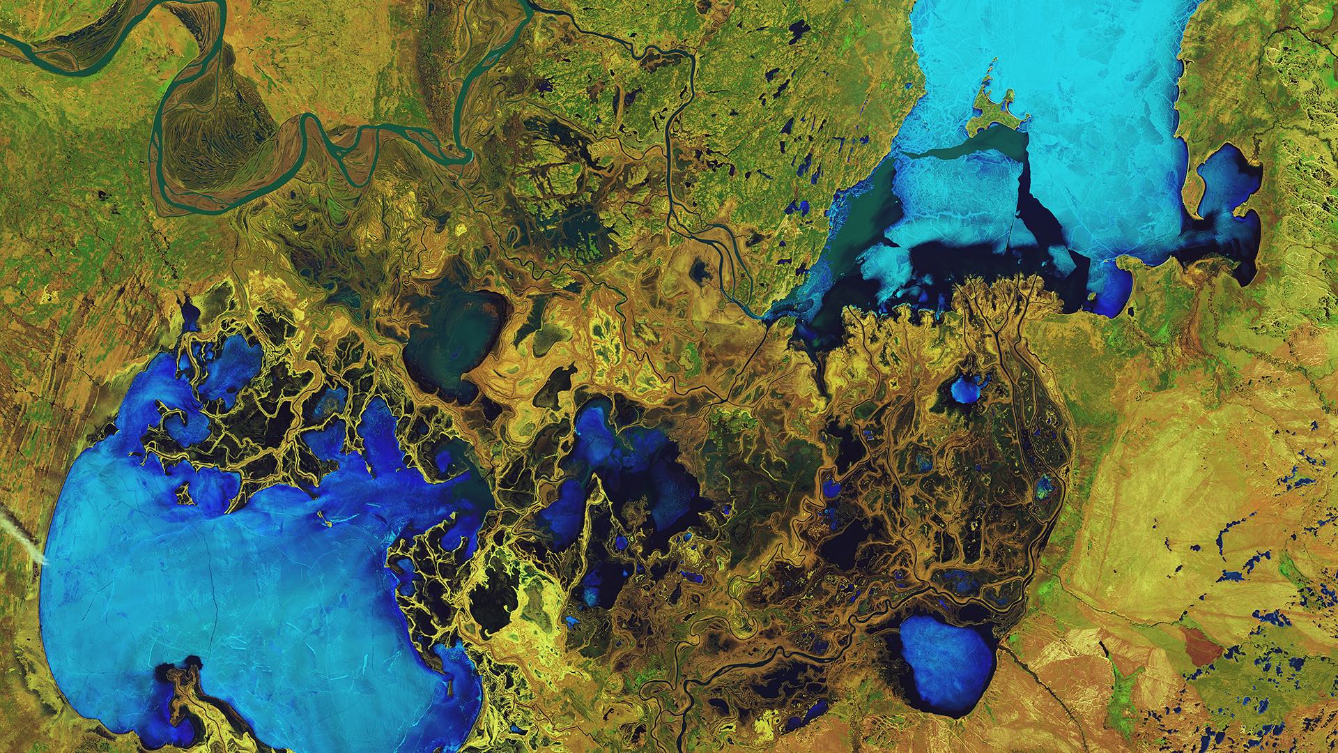 Alberta_Canada from space, journal of wild culture ©2021