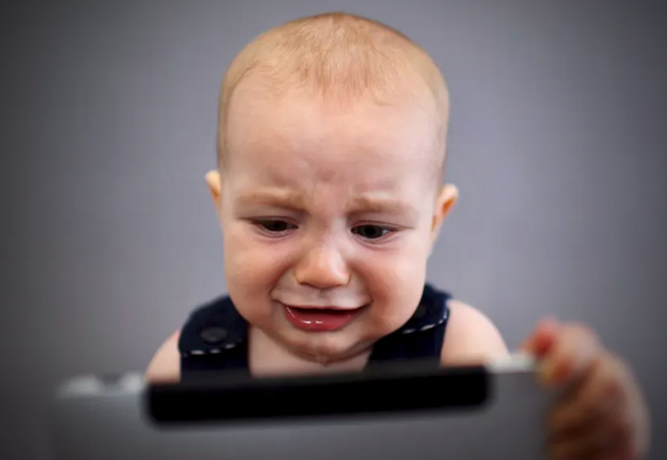 Baby at screen, journal of wild culture