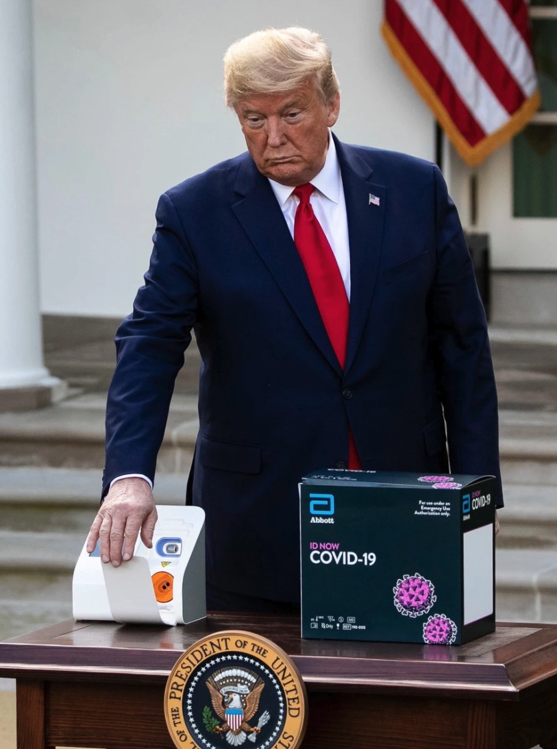 Donald J Trump & COVID-19, journal of wild culture ©2020