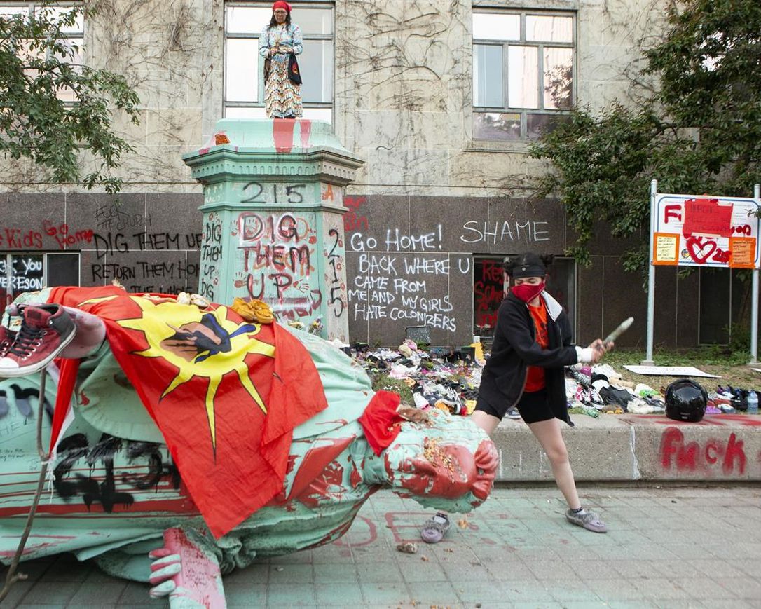 Egerton Ryerson toppled, journal of wild culture