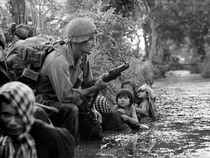 Horst Faas, Vietnam, children and soldier, journal of wildculture.com