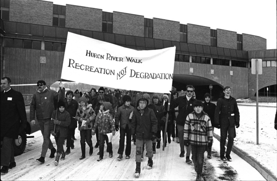 Huron River Walk, 1970,  journal of wild culture, ©2019