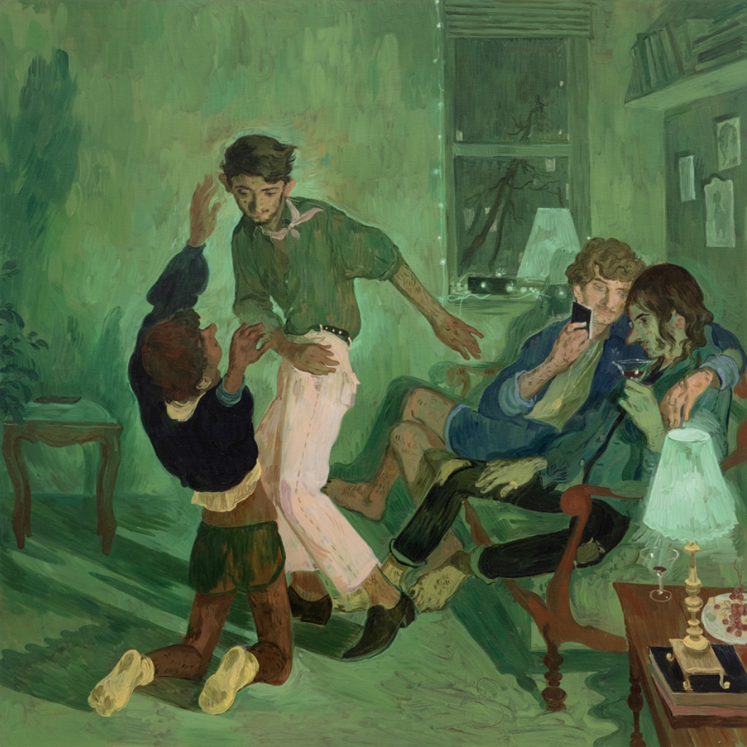 Four Friends, Salman Toor, journal of wild culture ©2020