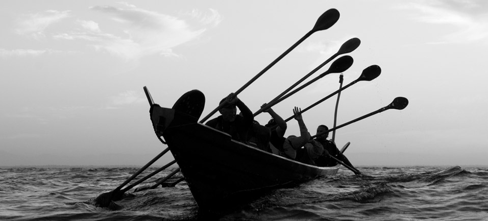 Chumash Tomol-Crossing-Sunrise, journal of wild culture ©2020
